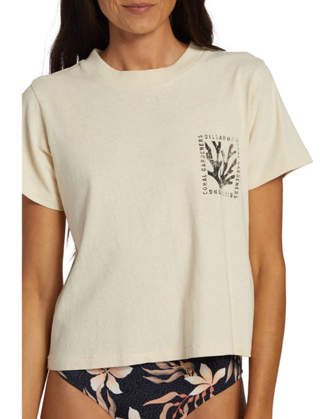 CORAL GARDENER SHRUNKEN TEE