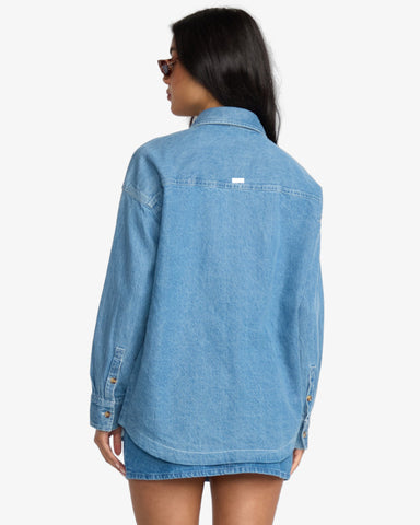 FADEAWAY DENIM SHACKET
