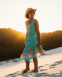 LA MER MIDI DRESS