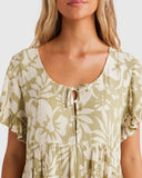 OFF TROPIC TIERED DRESS