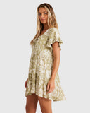 OFF TROPIC TIERED DRESS